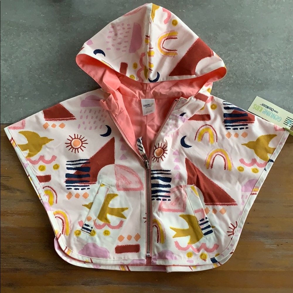 Genuine OshKosh Kids Pink Tribal Cape